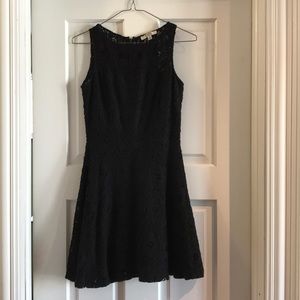 Nordstrom’s black textured dress
